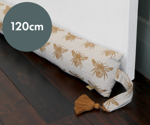 120cm Mustard Honey Bee Draft Stopper - Thick